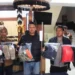 Photo: Tabanan Police Chief AKBP I Putu Bayu Pati (second from left) displays evidence related to the fatal mob assault on KD at the Tabanan Police Headquarters, Sunday (July 26, 2026).
