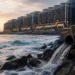 AI water footprint Bali coastline