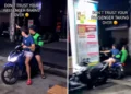 tourist ojek driver swap Bali crash