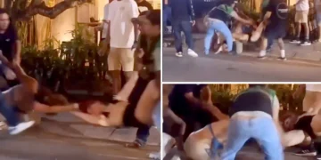 viral video foreign women fight Bali