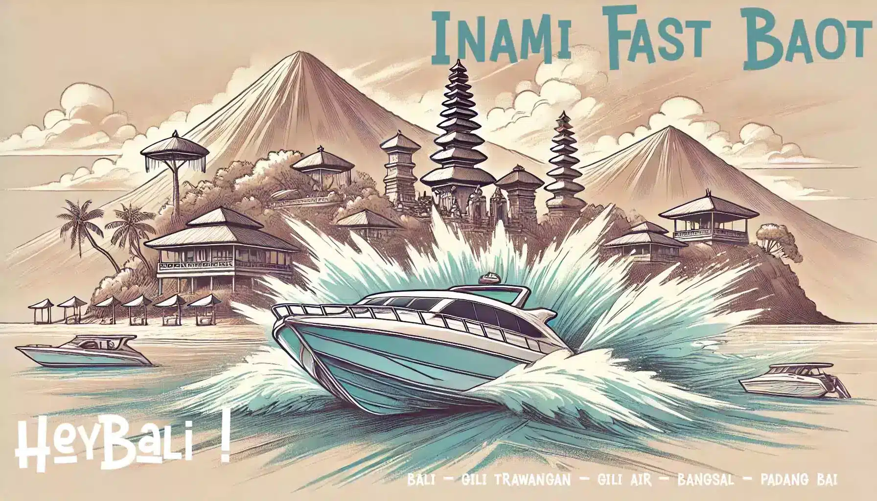 Inami Fastboat Bali To Gili Trawangan Ticket Price