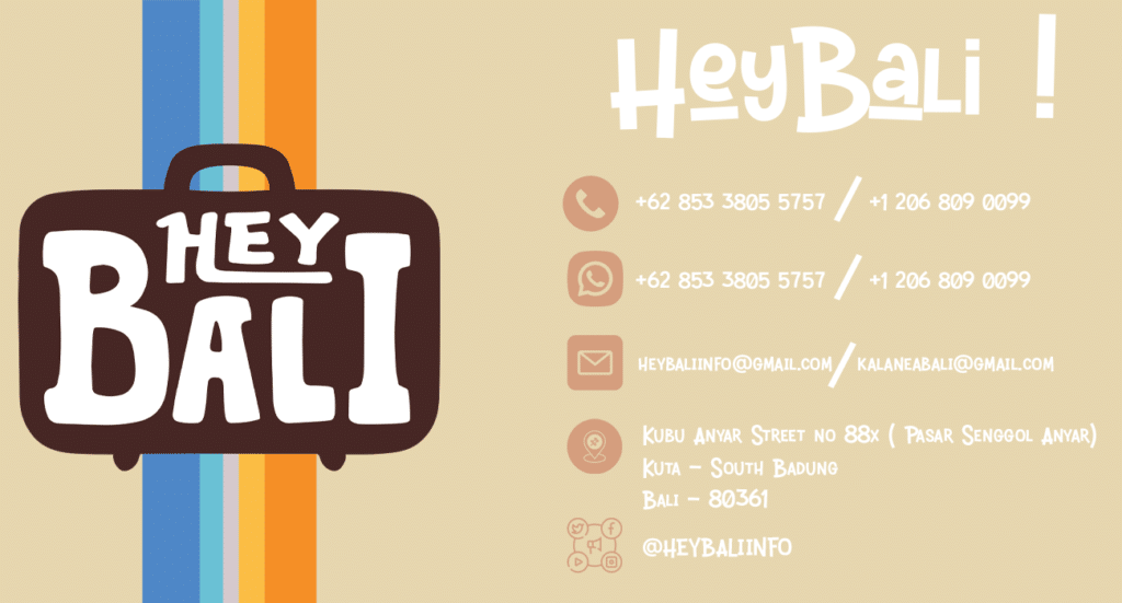 Hey Bali Business card