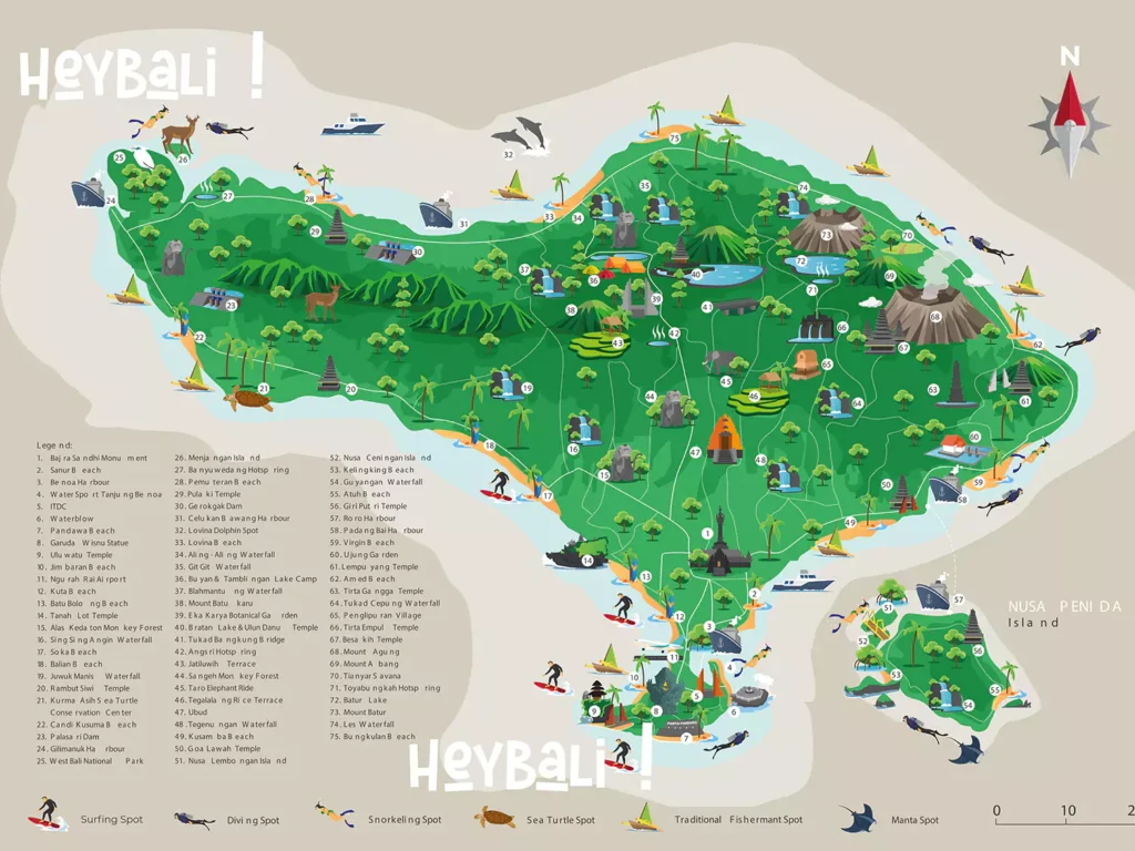 Bali Map