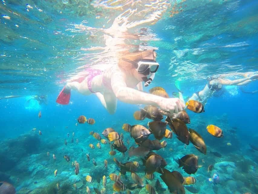 snorkeling at Nusa penida