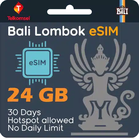 Bali esim 24 GB