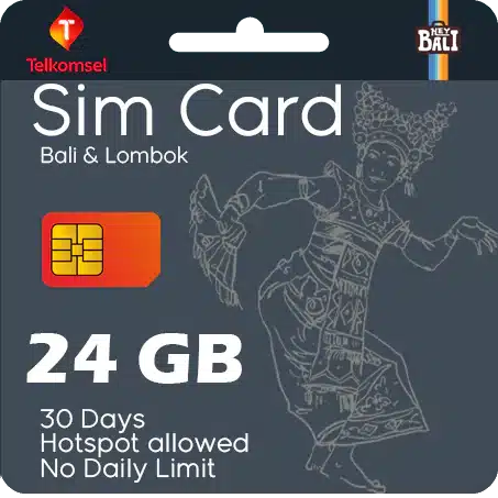 sim card bali 24GB