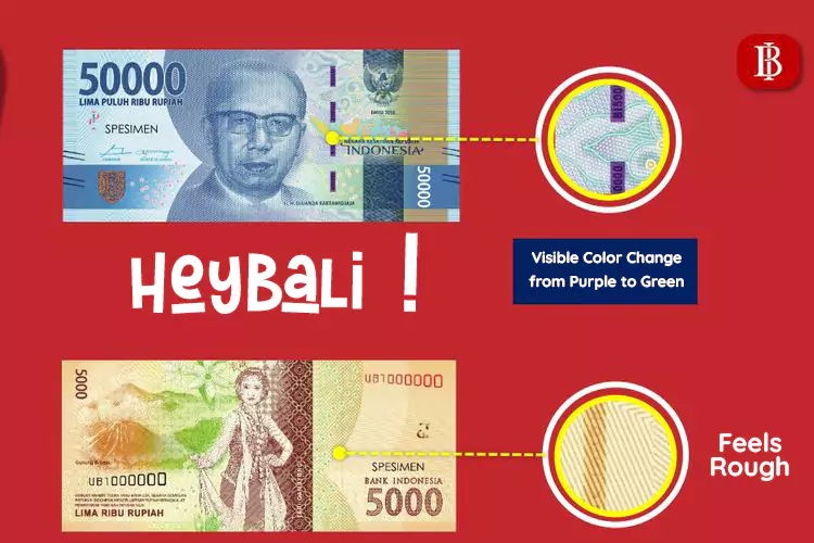 Infographic on How to Distinguish Original Vs Fake Rupiah Notes