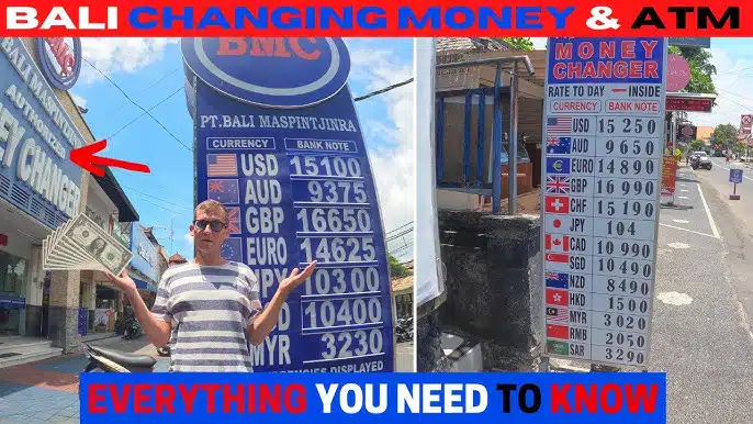 ATM VS Money Changer Bali