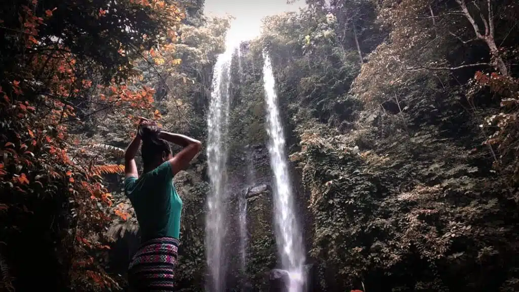 Semporonan Air Terjun di Lombok