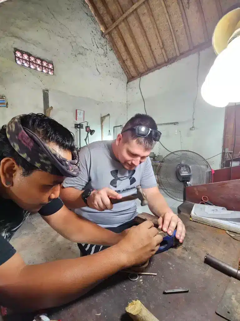 Making Silver Jewelry in Sidemen