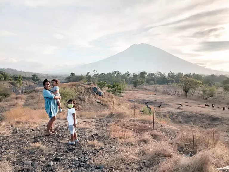 Enjoy the view of Mount Agung