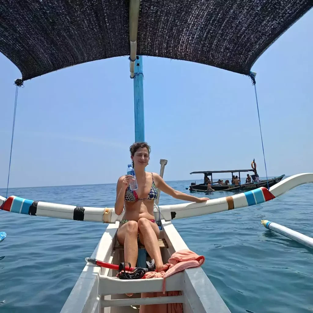 Traditional Boating & Visiting Traditional Villages at Amed Black Sand Beach