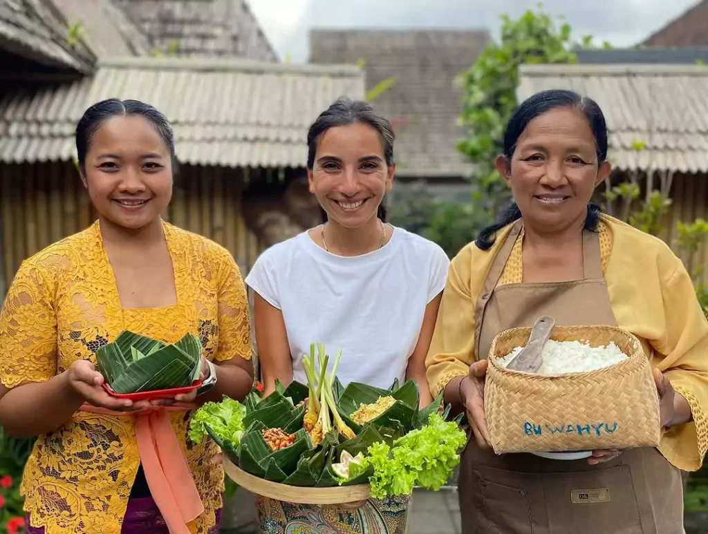 cooking class at Penglipuran village