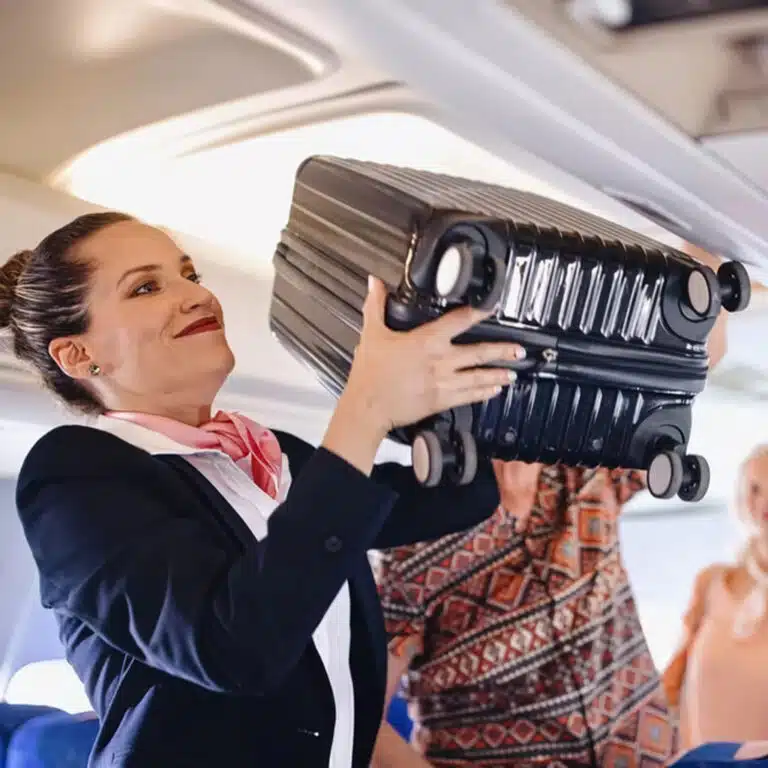 why flight attendants don’t lift luggage