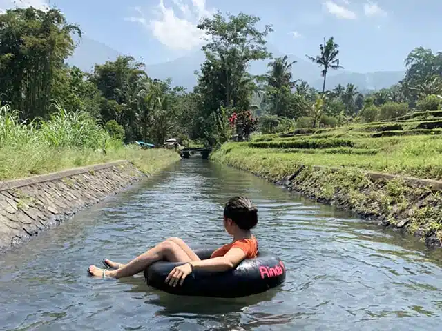 iver Tubing at Yeh Aya Hulu Dam -  Jatiluwih Rice Terraces