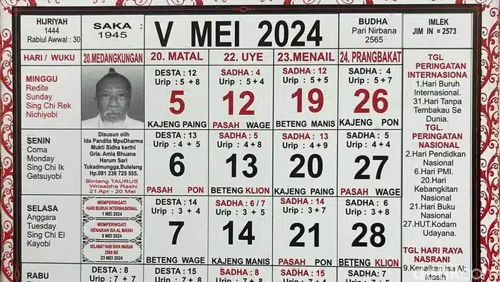 Facts About Bali -  Bali Has a Unique Lunar Calendar