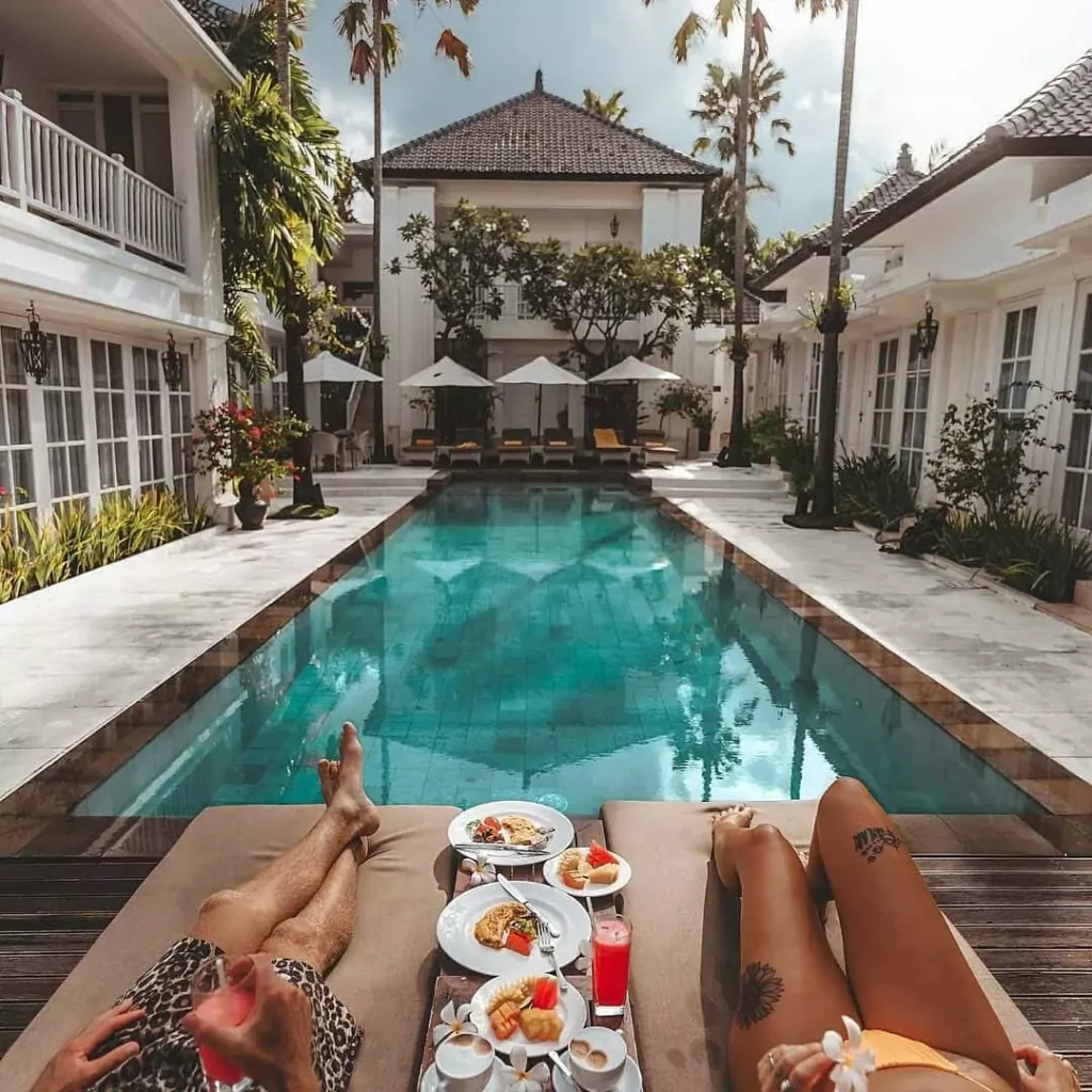 Instagrammable hotels in Seminyak -  The Colony Hotel Bali