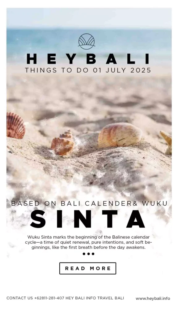 Things to Do in Bali 1 July 2025