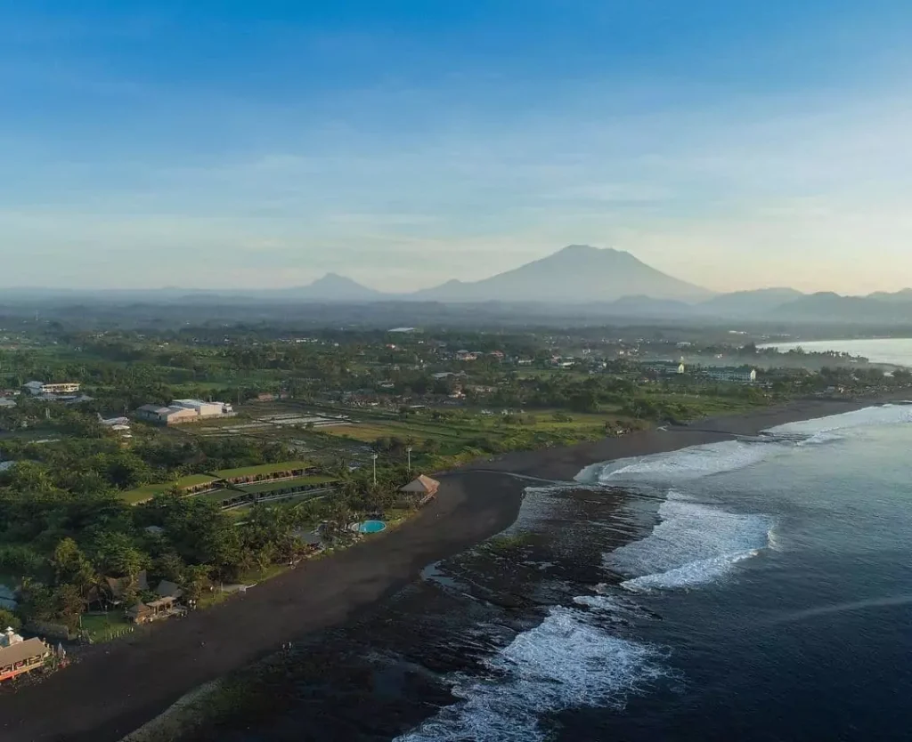 Keramas Beach Entrance Ticket  -  Photo from drone