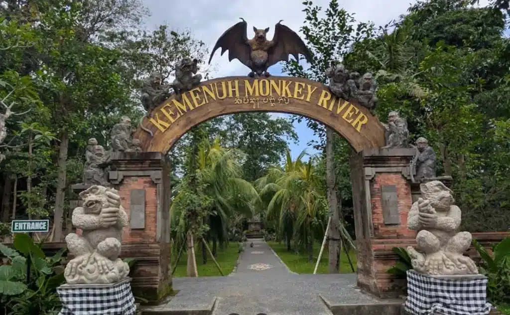 Entrance Gate Kemenuh Monkey River 